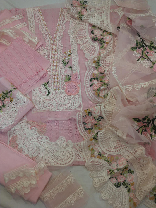 CRIMSON ROSE LUXURIOUS CHIKENKARI LAWN