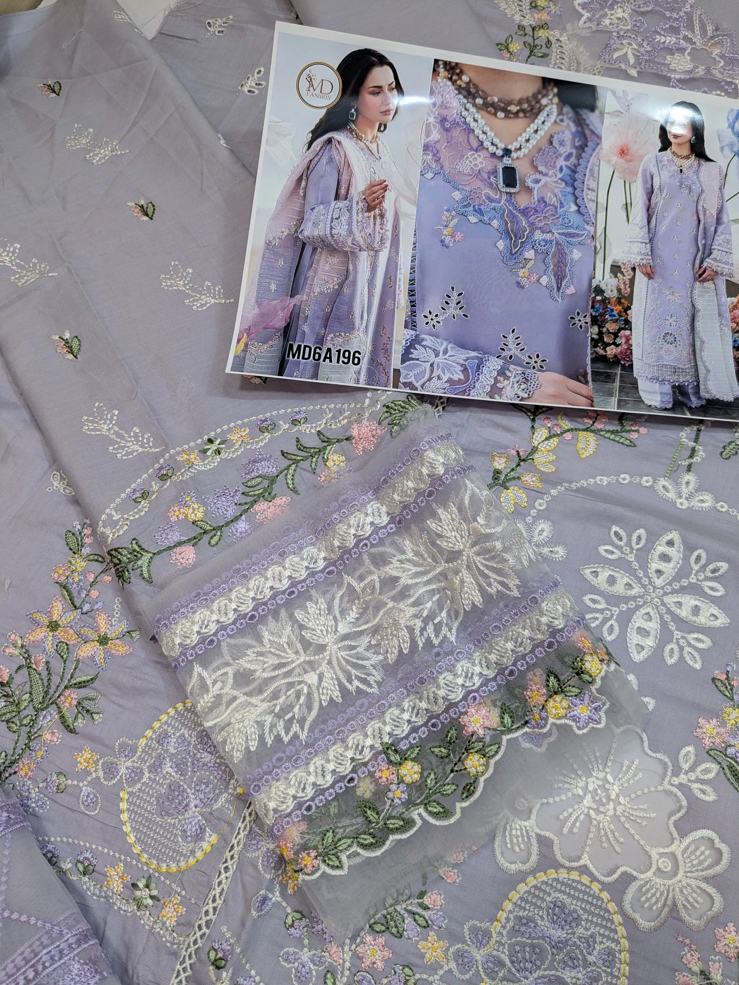 QALAMKAR EVELYN LUXURY EMBROIDERED LAWN
