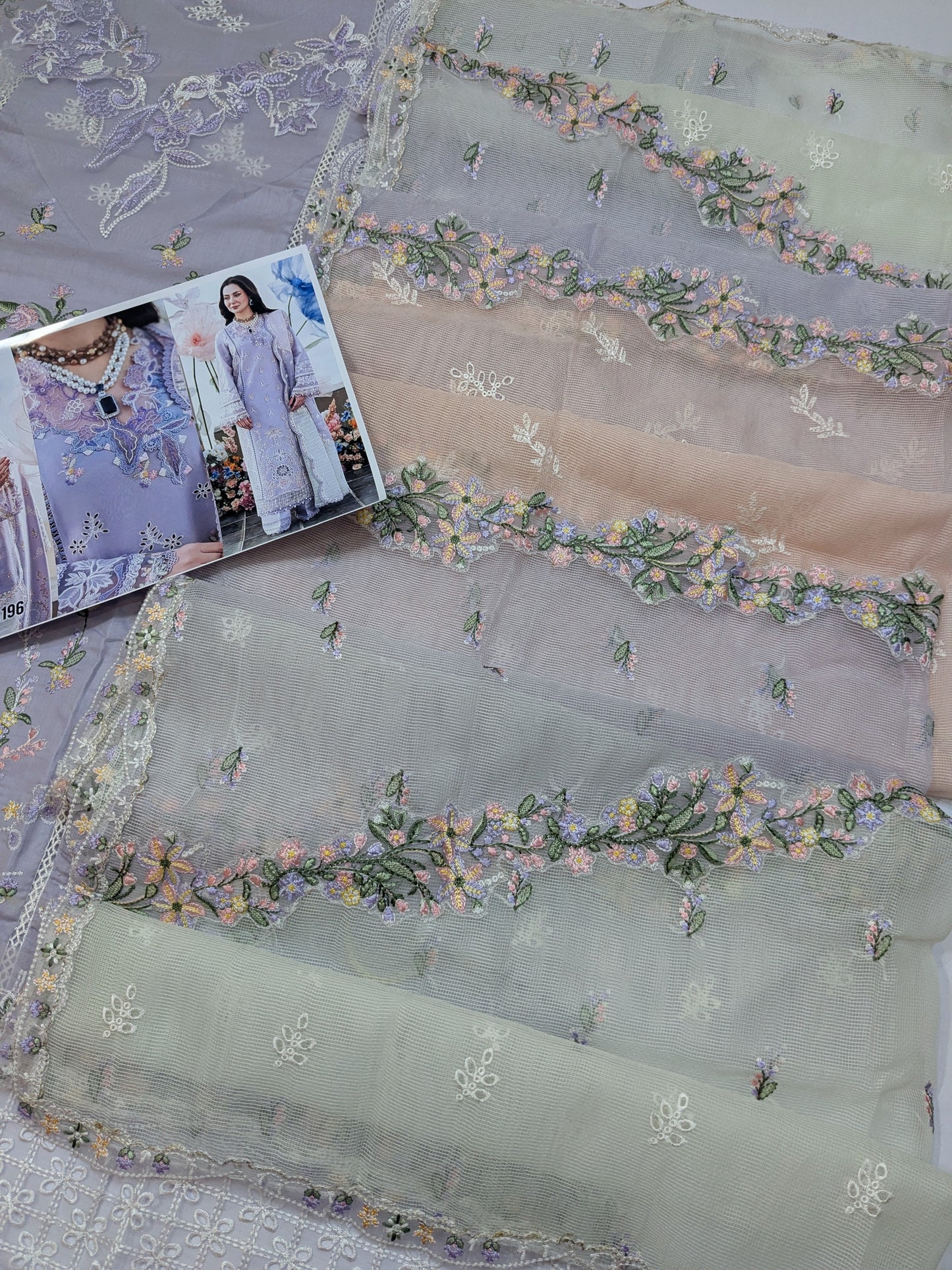 QALAMKAR EVELYN LUXURY EMBROIDERED LAWN