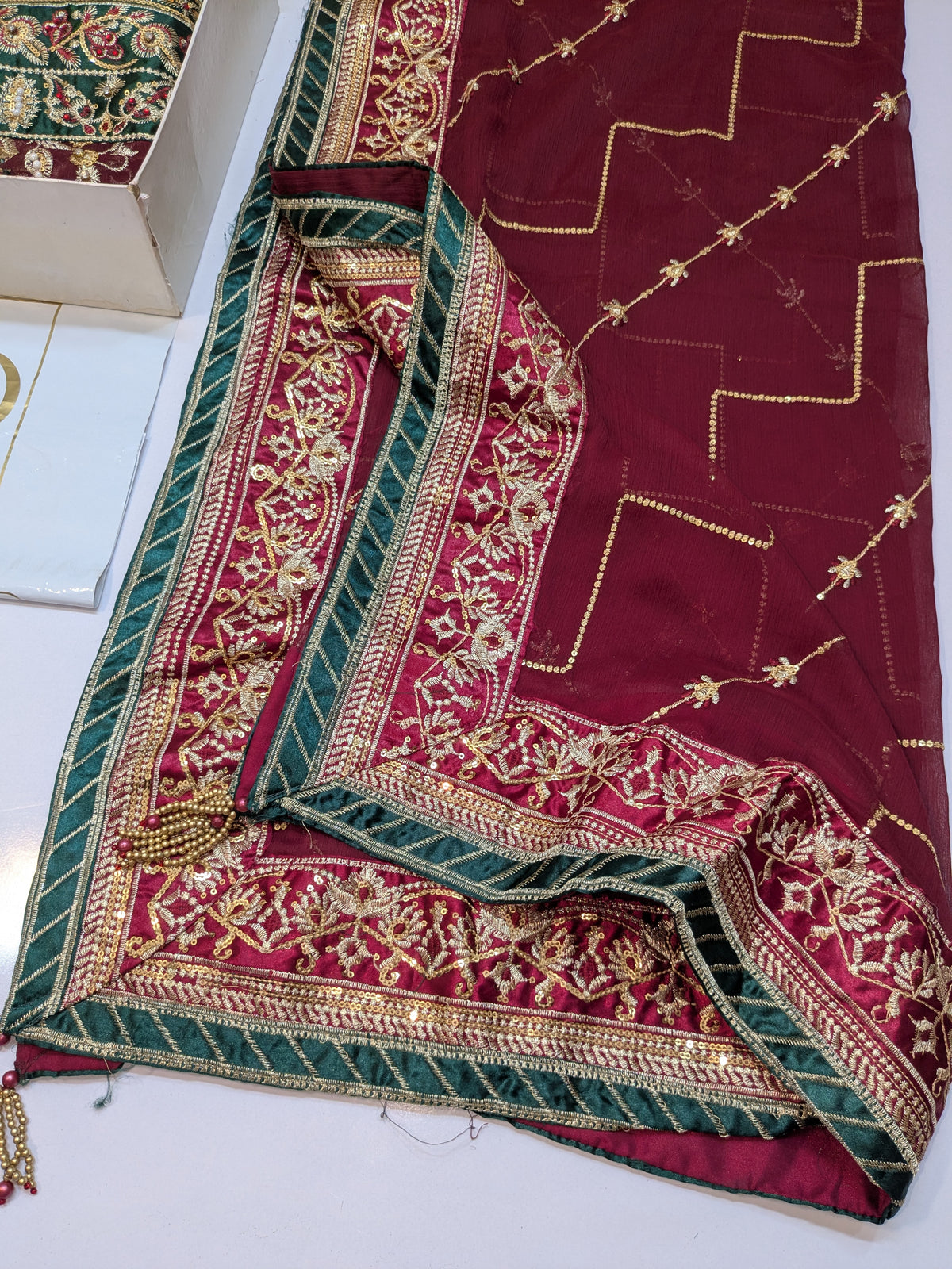 ASIM JOFA INSPIRED YUMNA CHIFFON EMBROIDERED