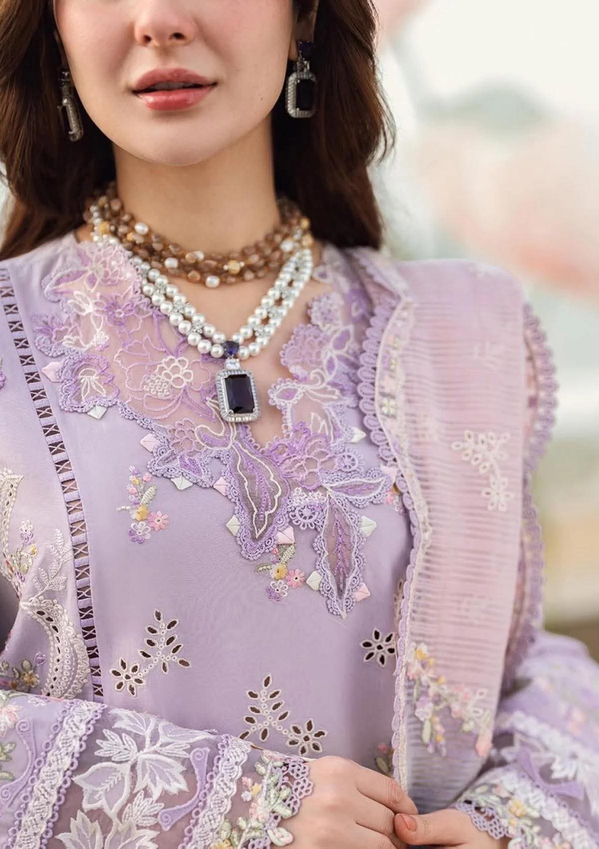 QALAMKAR EVELYN LUXURY EMBROIDERED LAWN