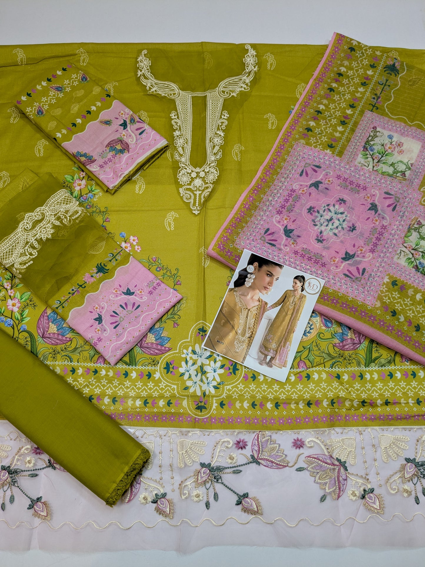 QALAMKAR SIAN DHANI QPRINT EMBROIDERED LAWN