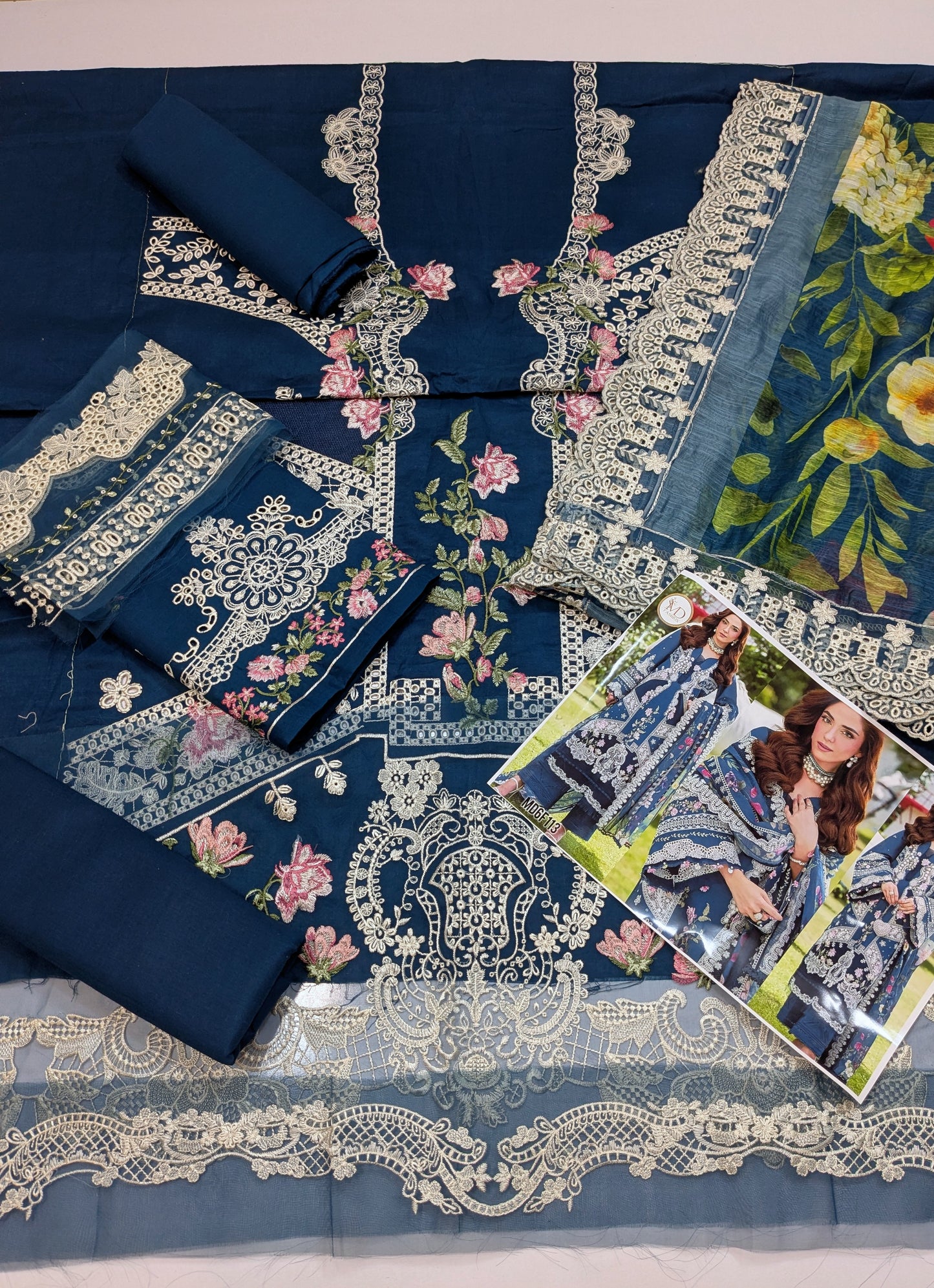 ELAF ELH ZIVA LUXURIOUS LAWN WITH PURE MONARK DUPPATA