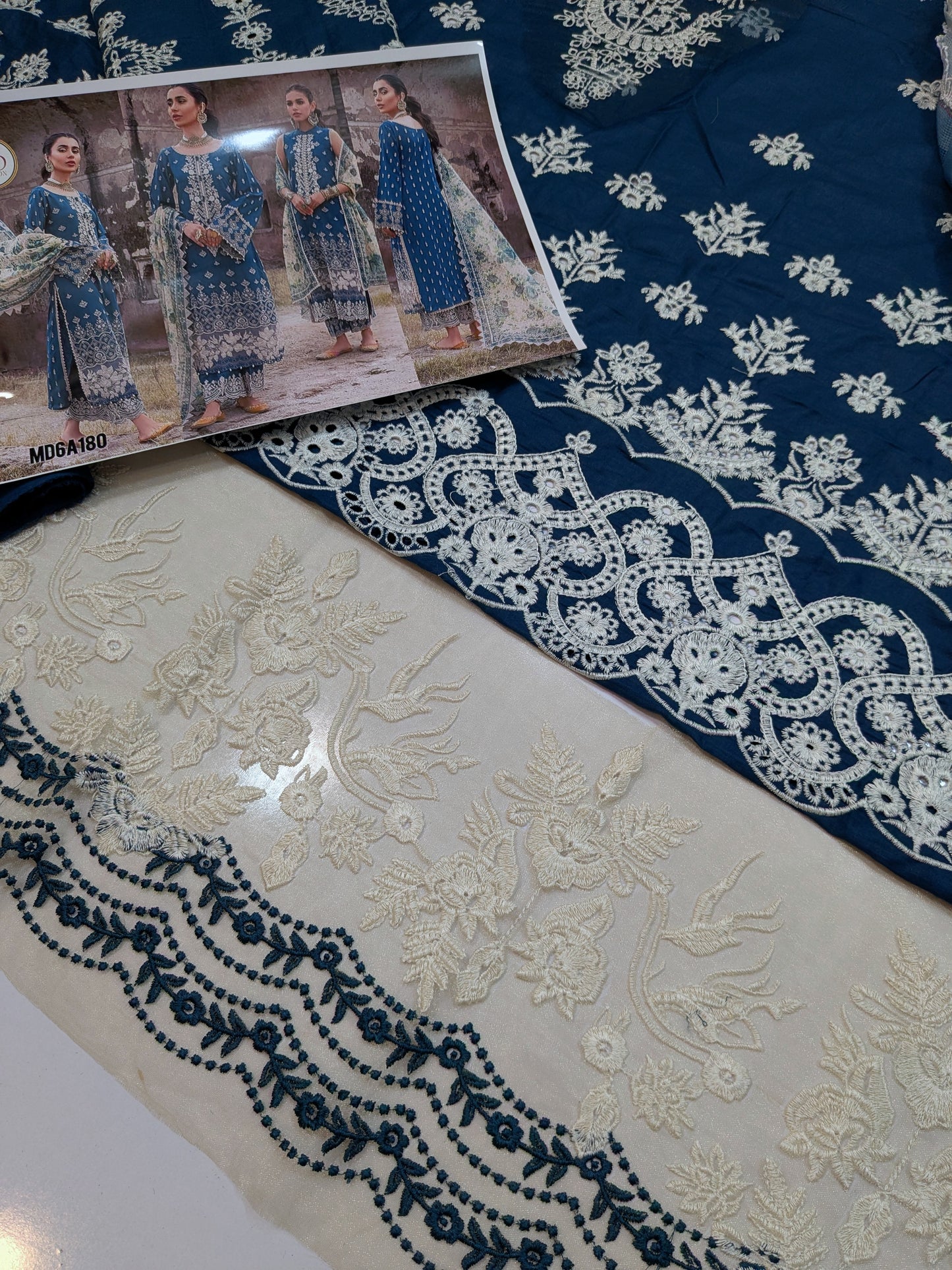 ZAINAB CHOTANI ZINC LAWN EMBROIDERED