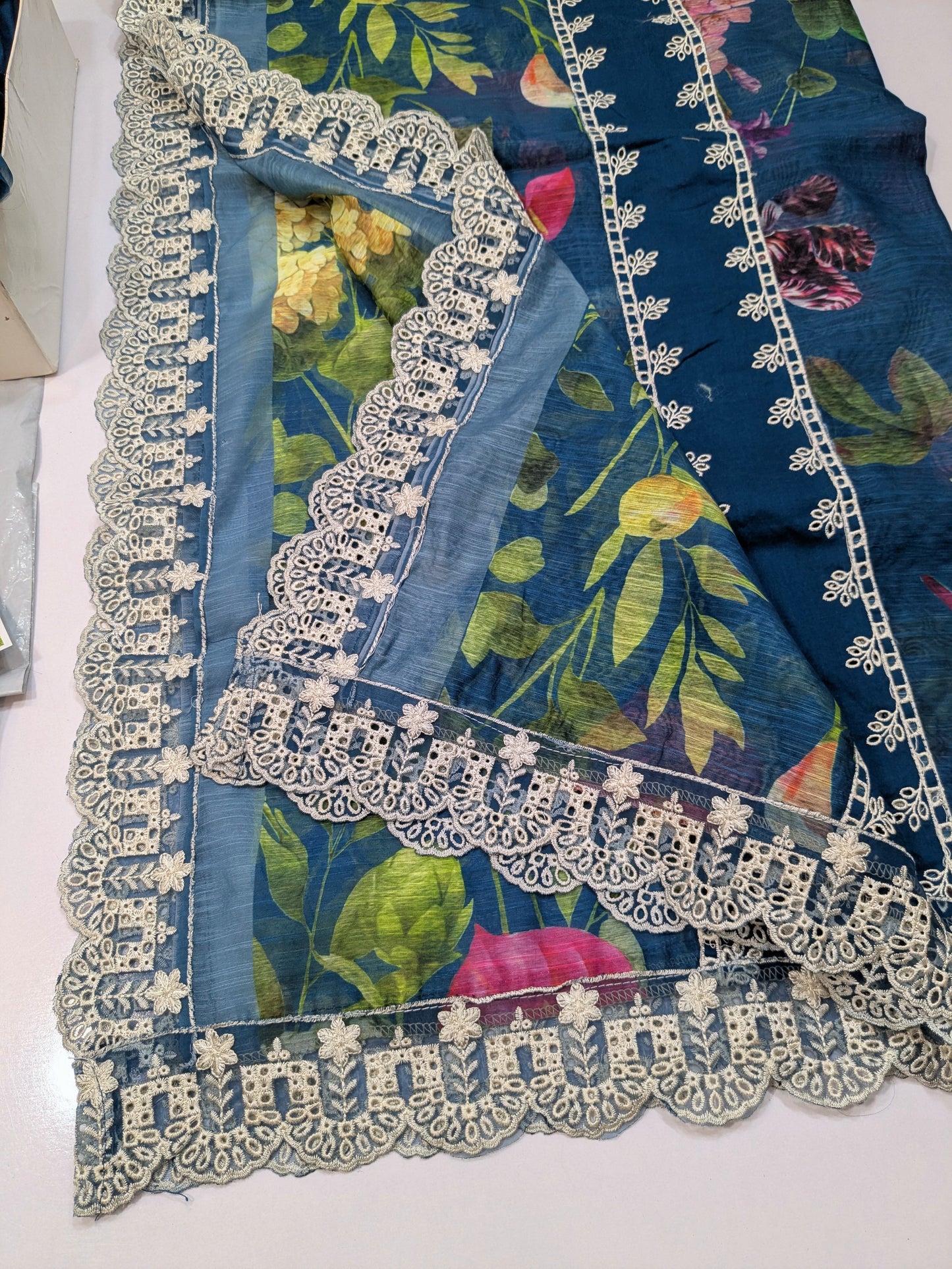 ELAF ELH ZIVA LUXURIOUS LAWN WITH PURE MONARK DUPPATA