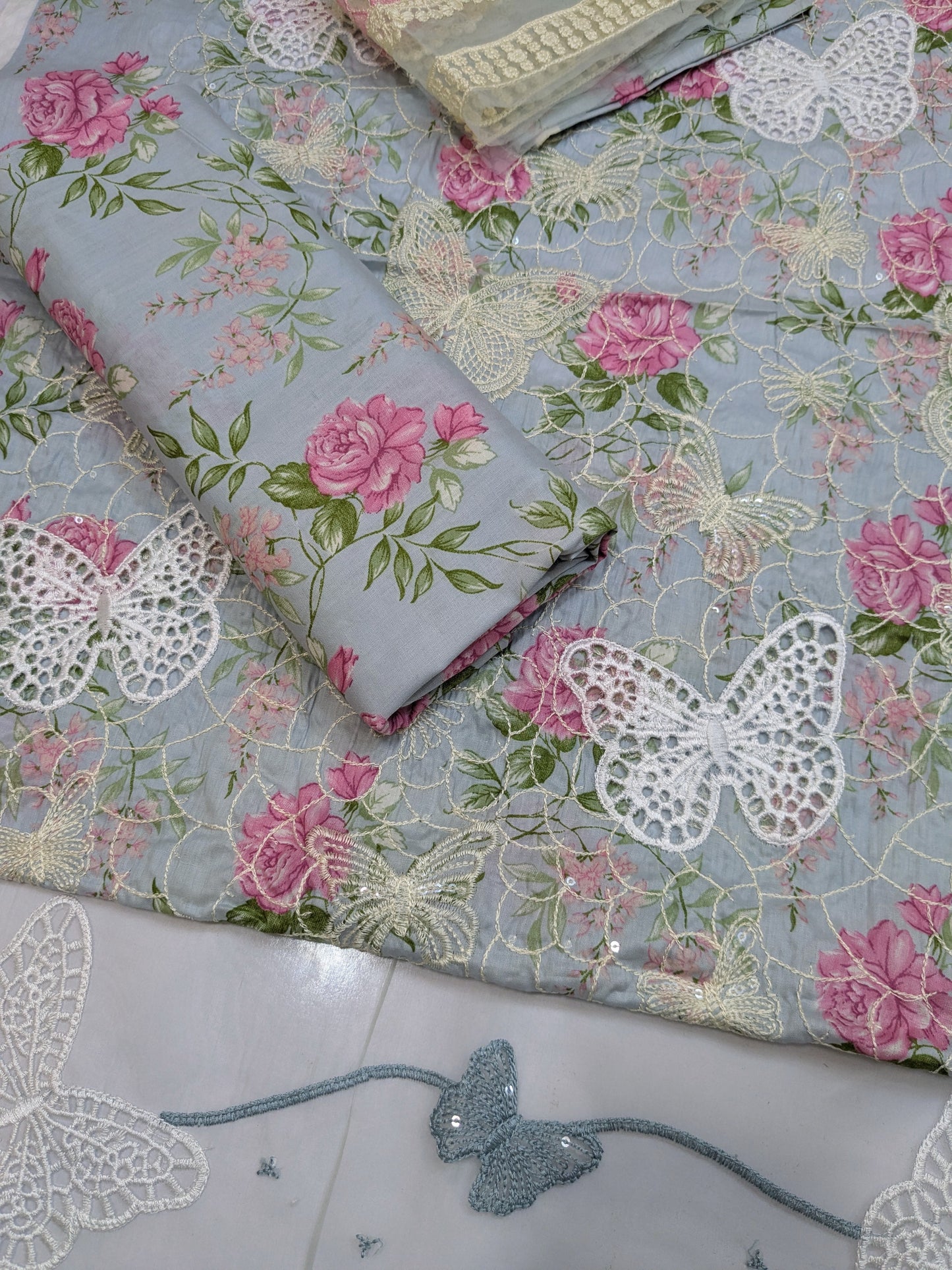 MARIA B SKY GREY BUTTERFLY 1A MPRINT
