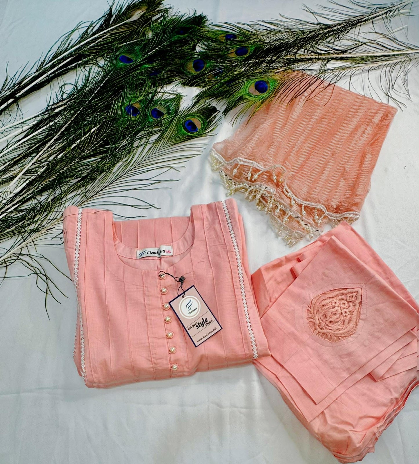 PINTEXT STITCHED LAWN 3PCS