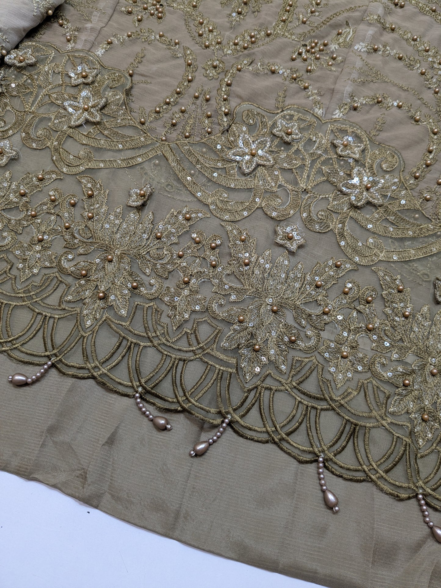 MARIA B TYE DYE CHIFFON LUXURY EMBROIDERED