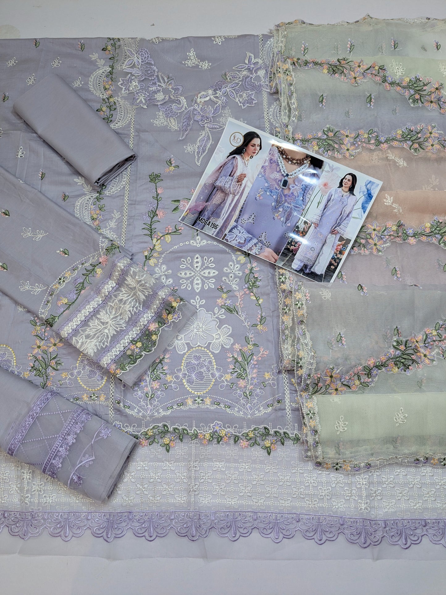 QALAMKAR EVELYN LUXURY EMBROIDERED LAWN