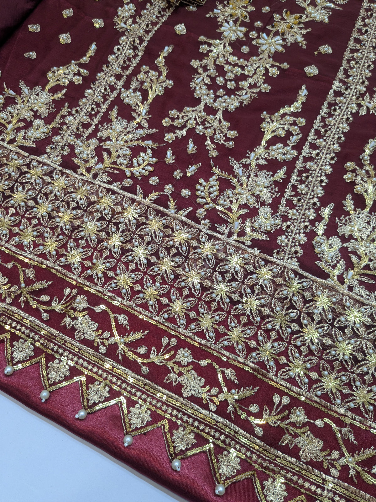 GULAAL INSPIRED VALENTINE CHIFFON EMBROIDERED