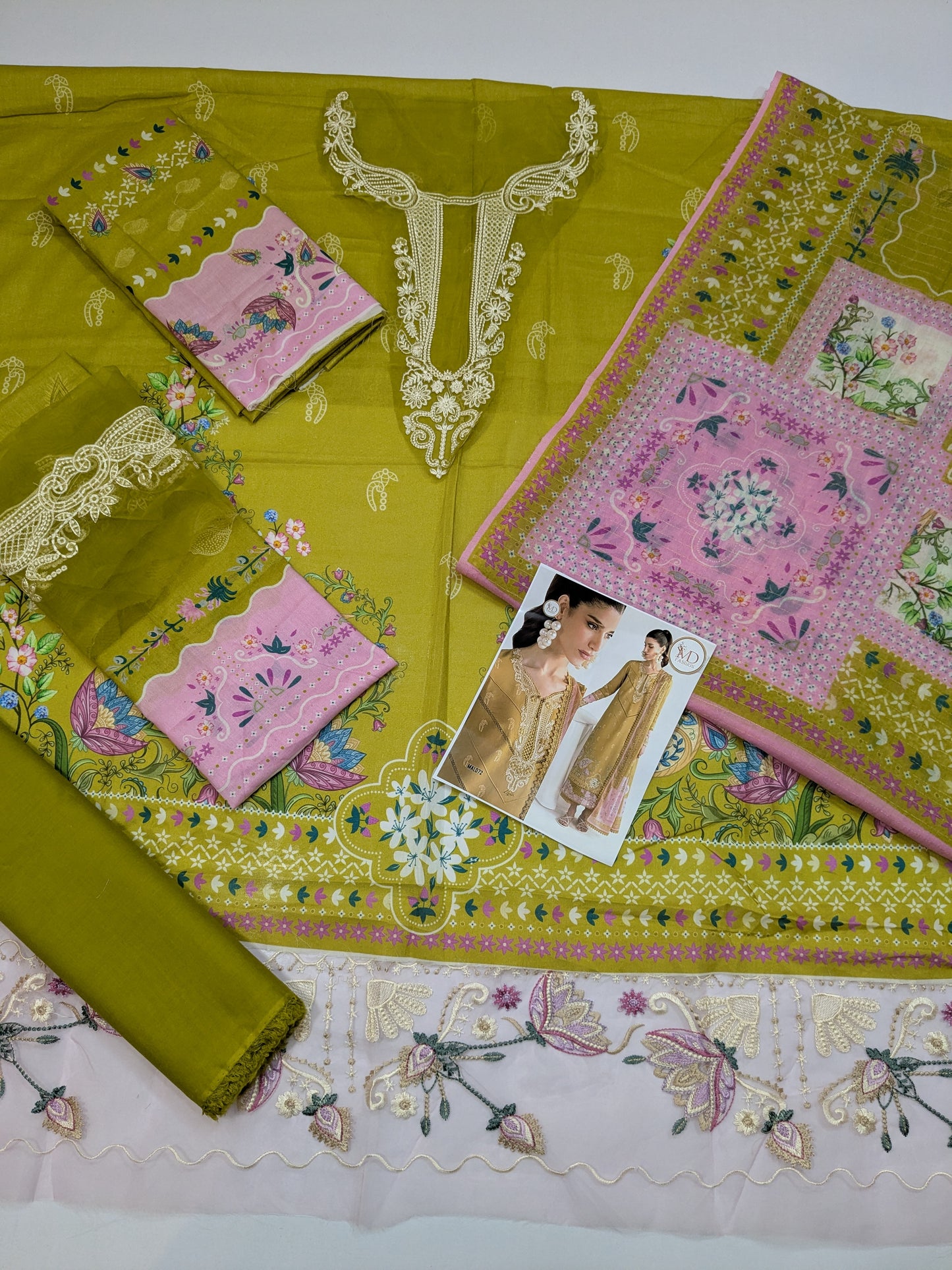 QALAMKAR SIAN DHANI QPRINT EMBROIDERED LAWN