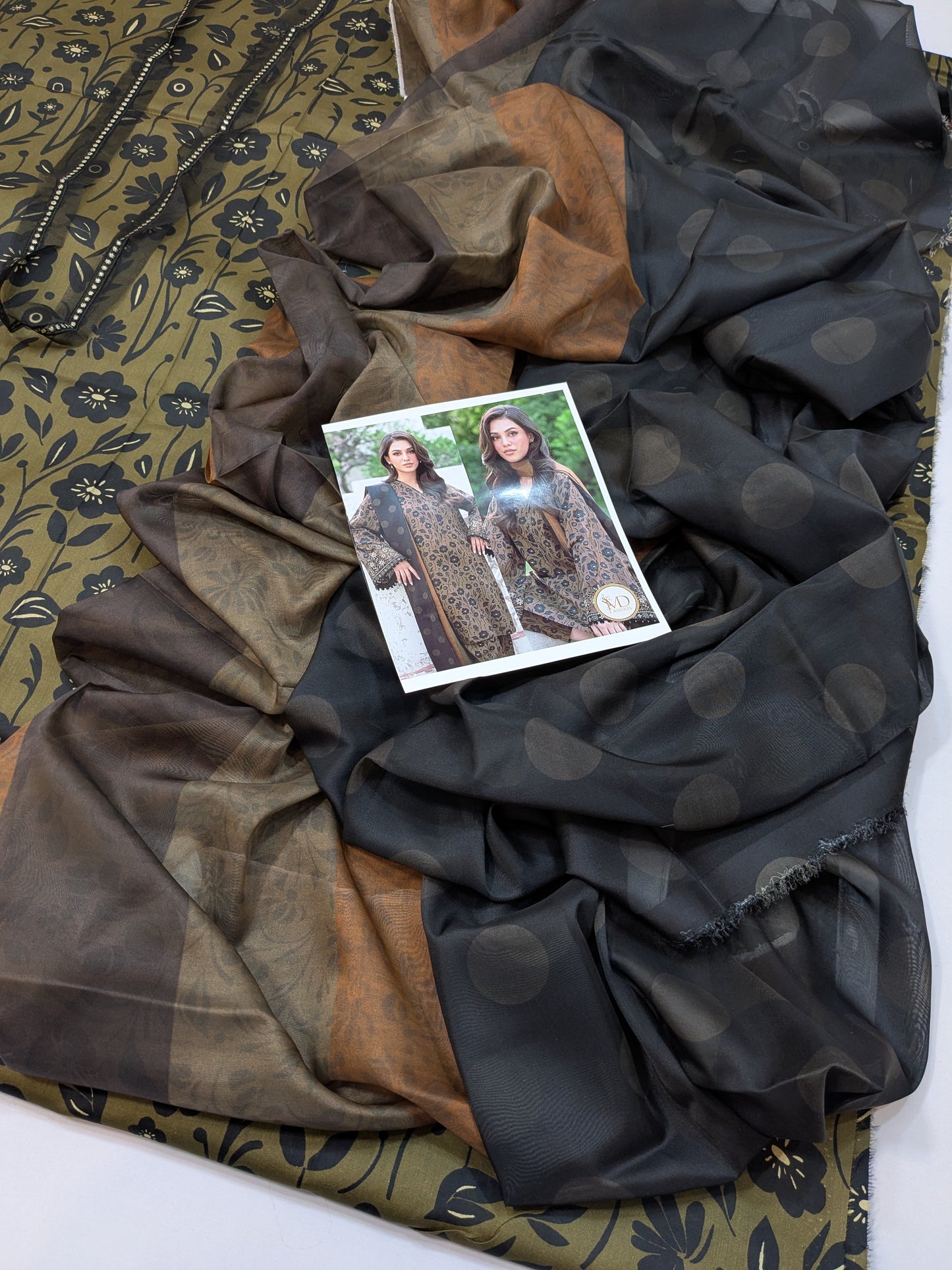 Baroque Digital Print Summer Lawn