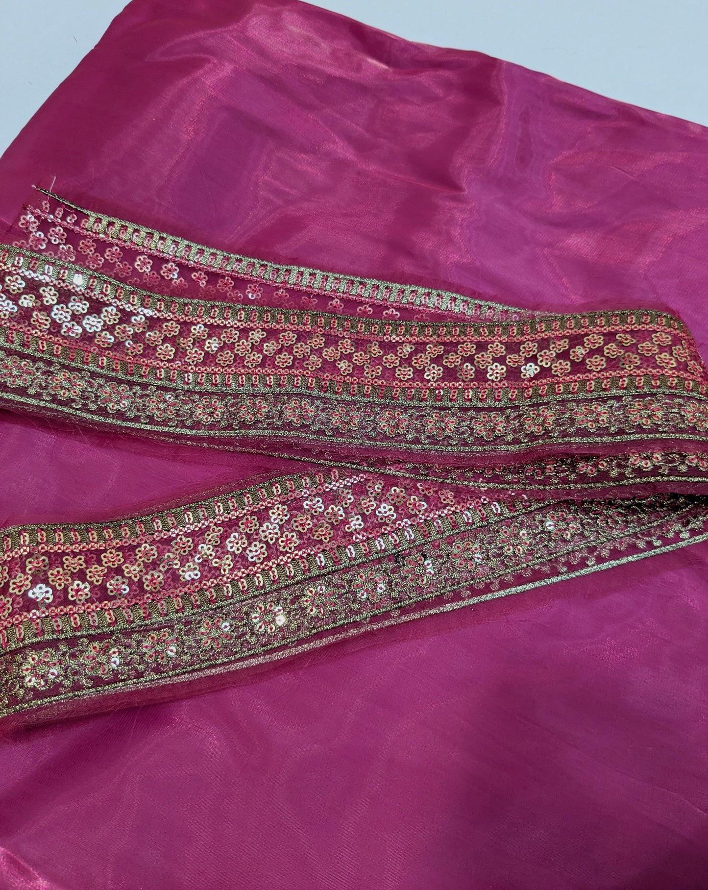 SAJAL VIRAL SILK DRESS WITH HEAVY DUPPATA