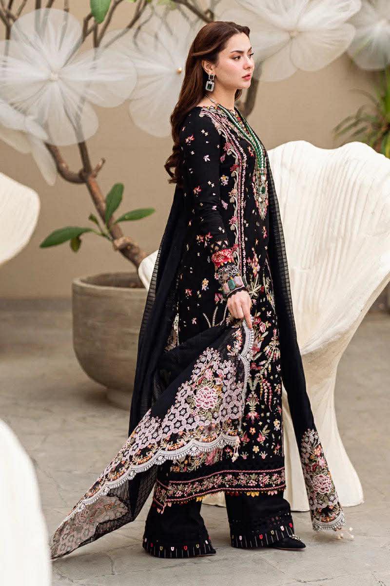 QALAMKAR HANNAH SAHIL LUXURY LAWN EMBROIDERED 3 PIECE DRESS