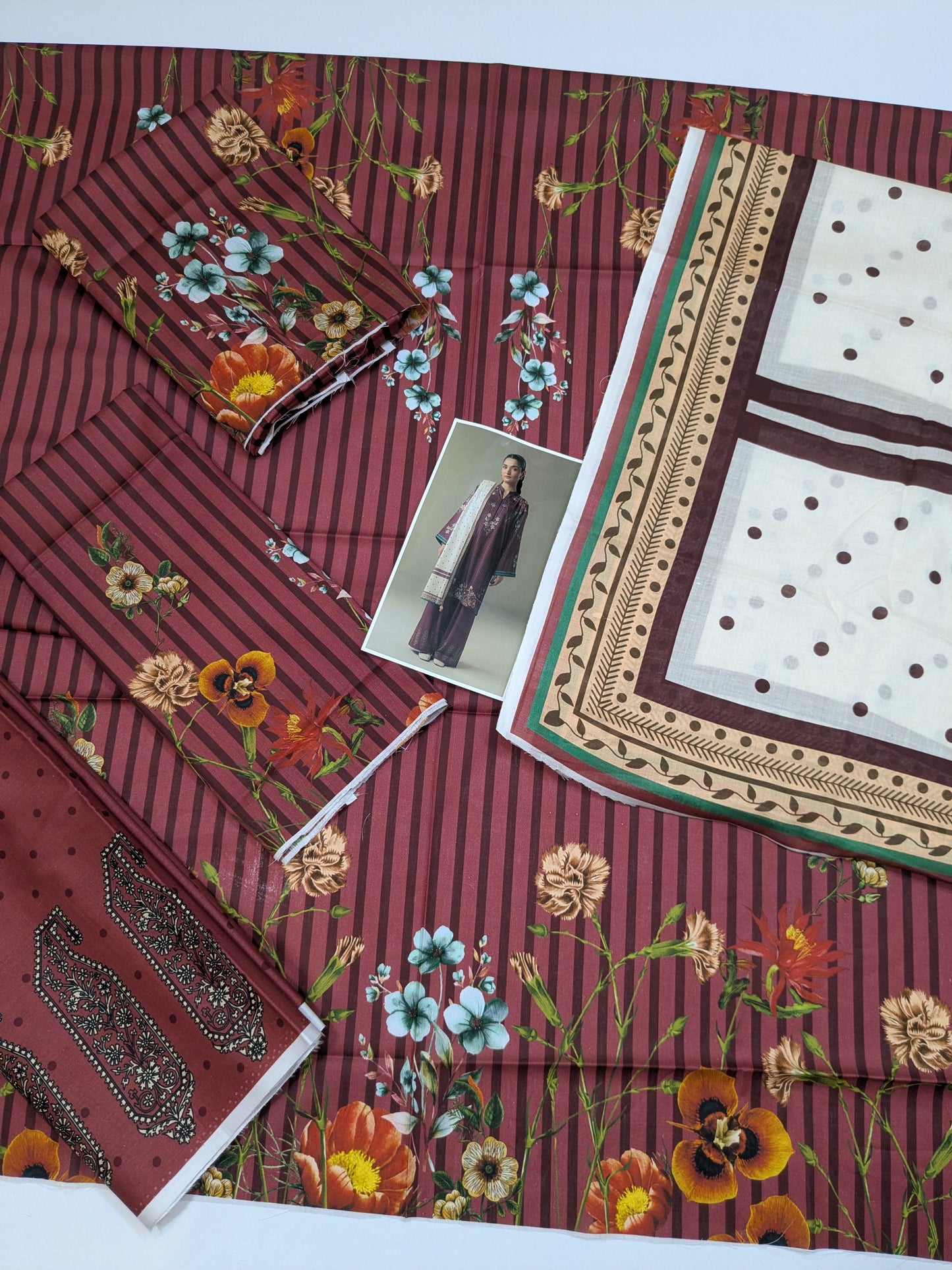 COCO BY ZARA SHAHJAHAN AMBER DAYS DIGITAL PRINT LAWN DUPPATA