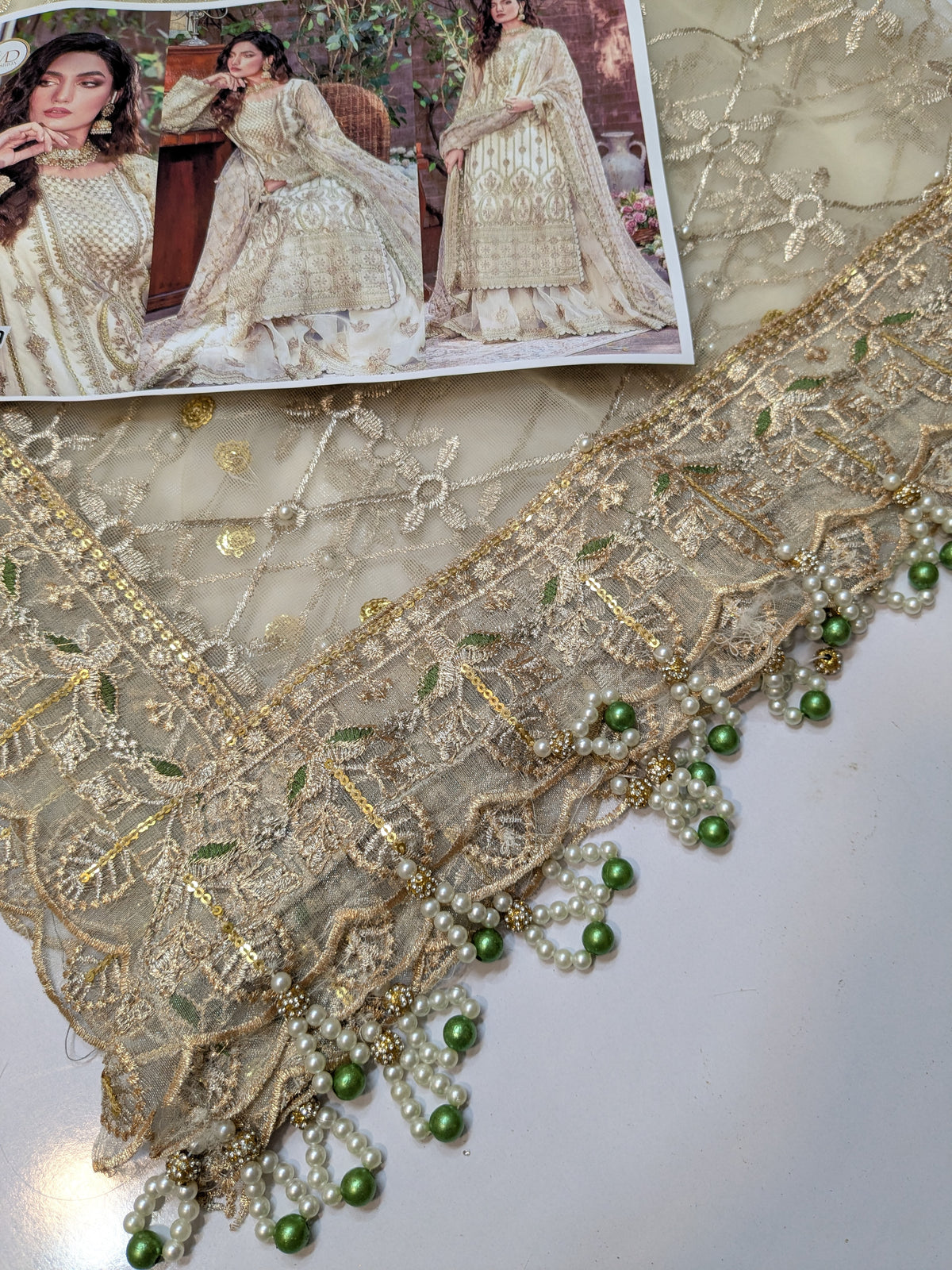 AKBAR ASLAM INSPIRED MEHRUNISA LUXURIOUS GHARARA