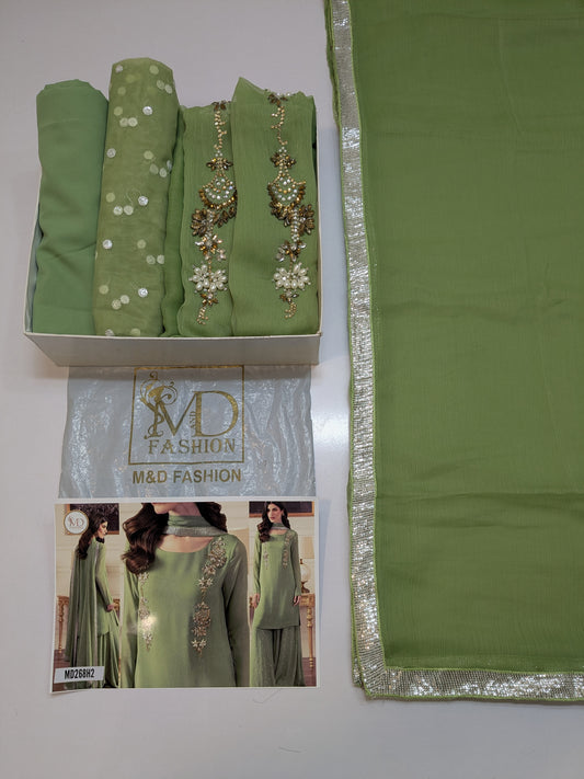 LULUSAR INSPIRED PISTACHIO  CHIFFON FORMAL