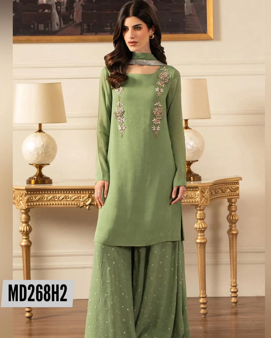 LULUSAR INSPIRED PISTACHIO  CHIFFON FORMAL