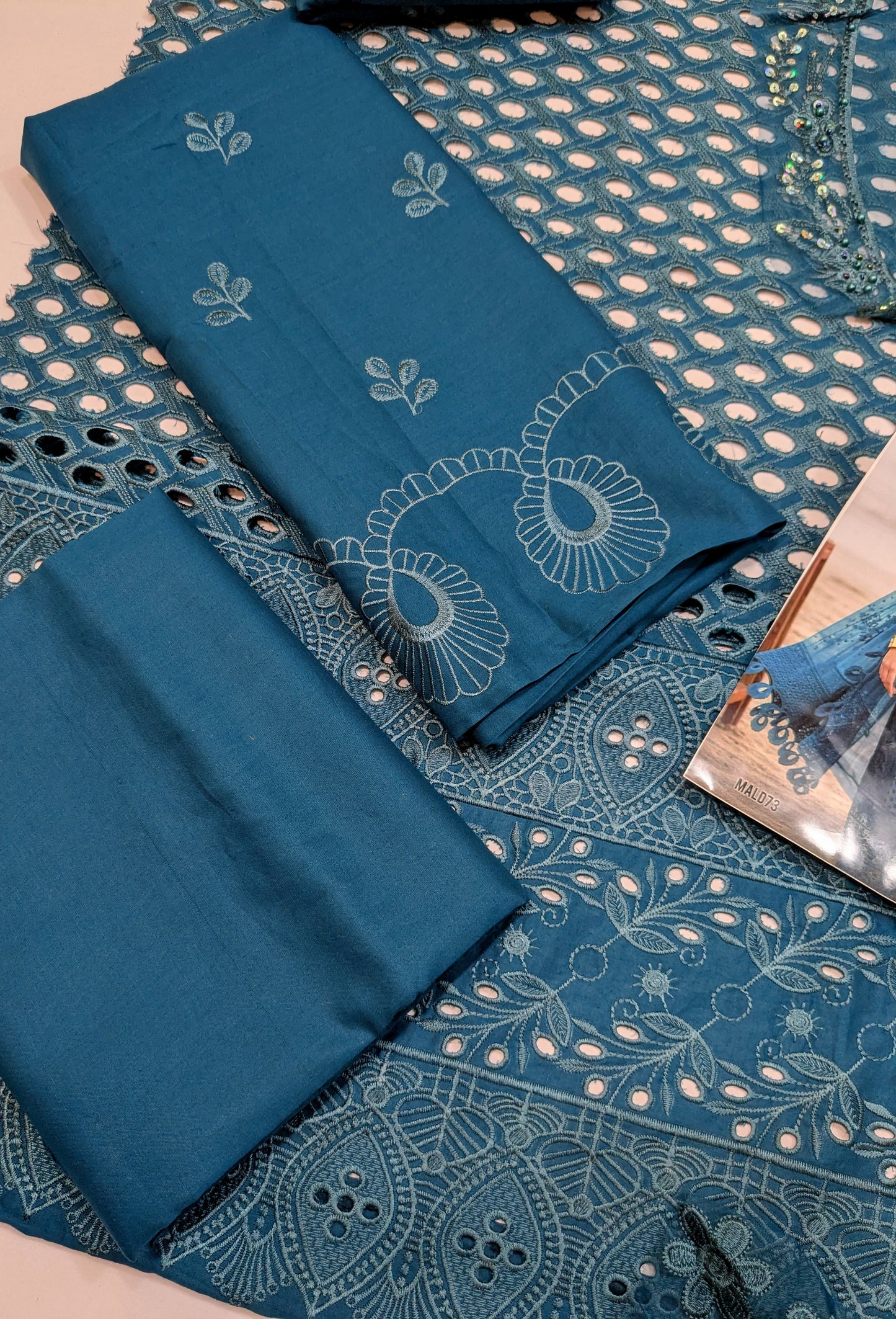 NUREH KHUAWB PREMIUM LAWN WITH PURE CHIFFON