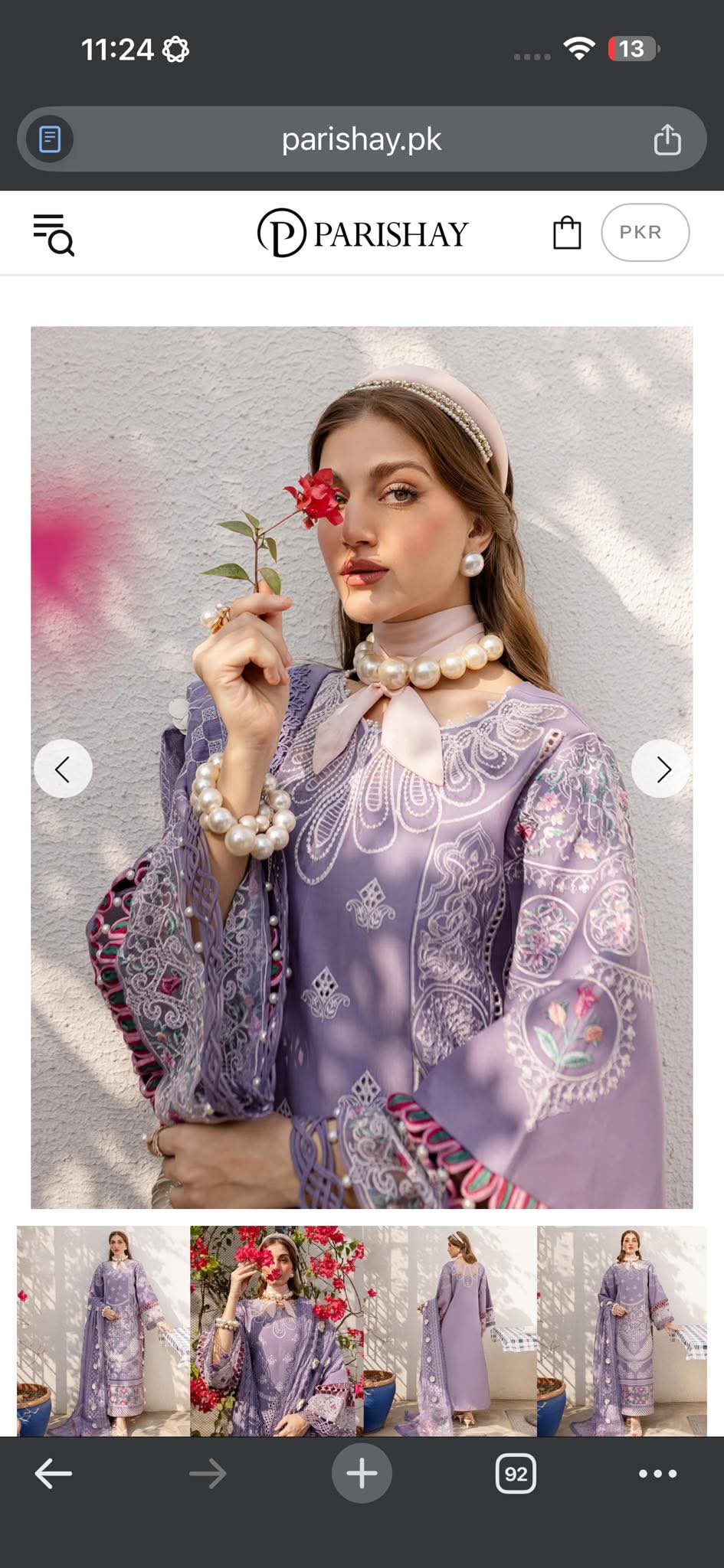 PARISHAY MONACO LUXURIES LAVENDER LAWN