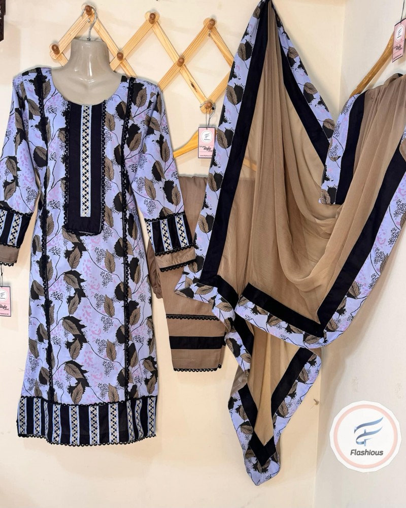Ice Coffee Ready To Wear 3 piece suit
