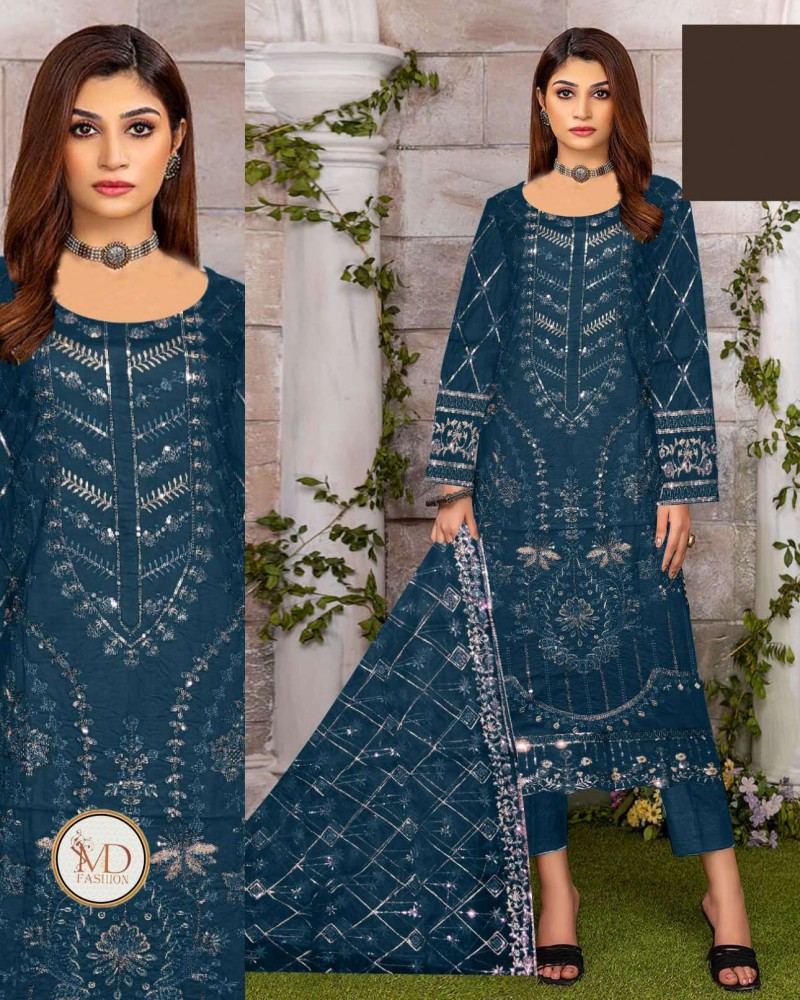 Tawwakal Lawn cotton Zinc heavy embroidered
