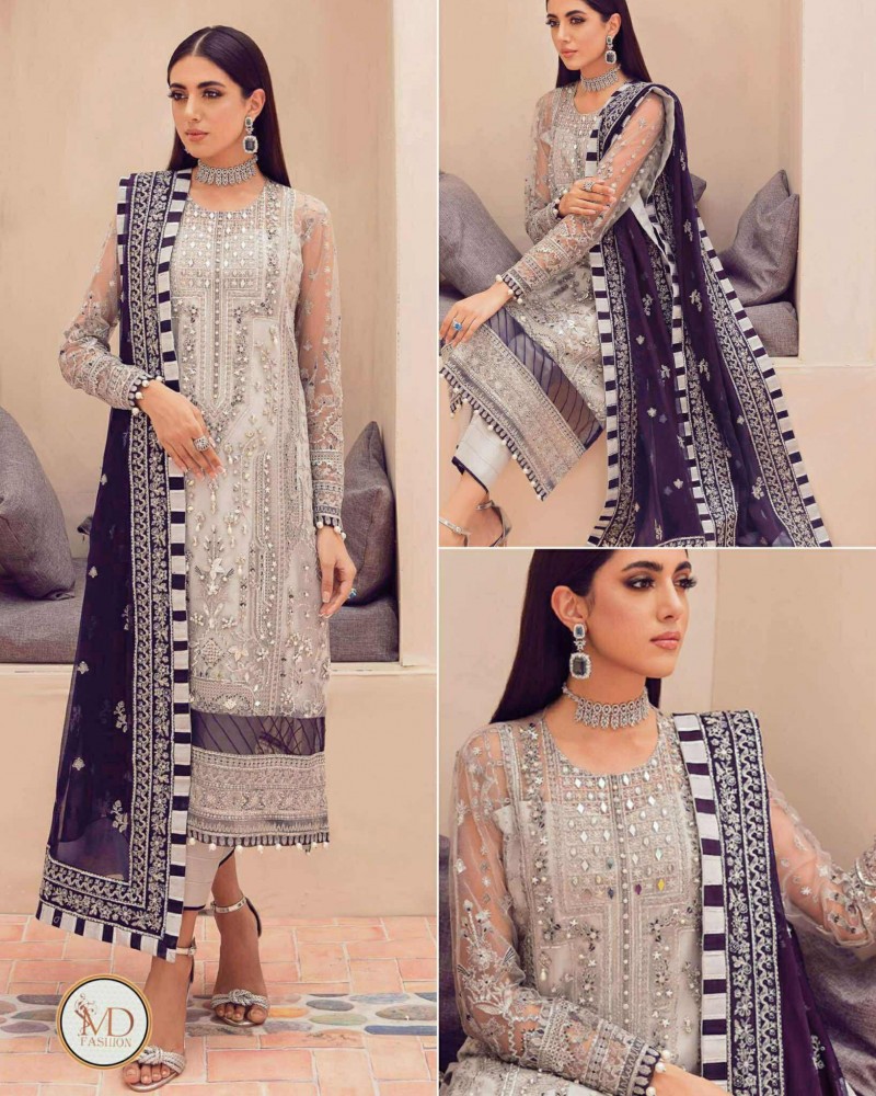 Gulaal AARAH purple embroidered dress